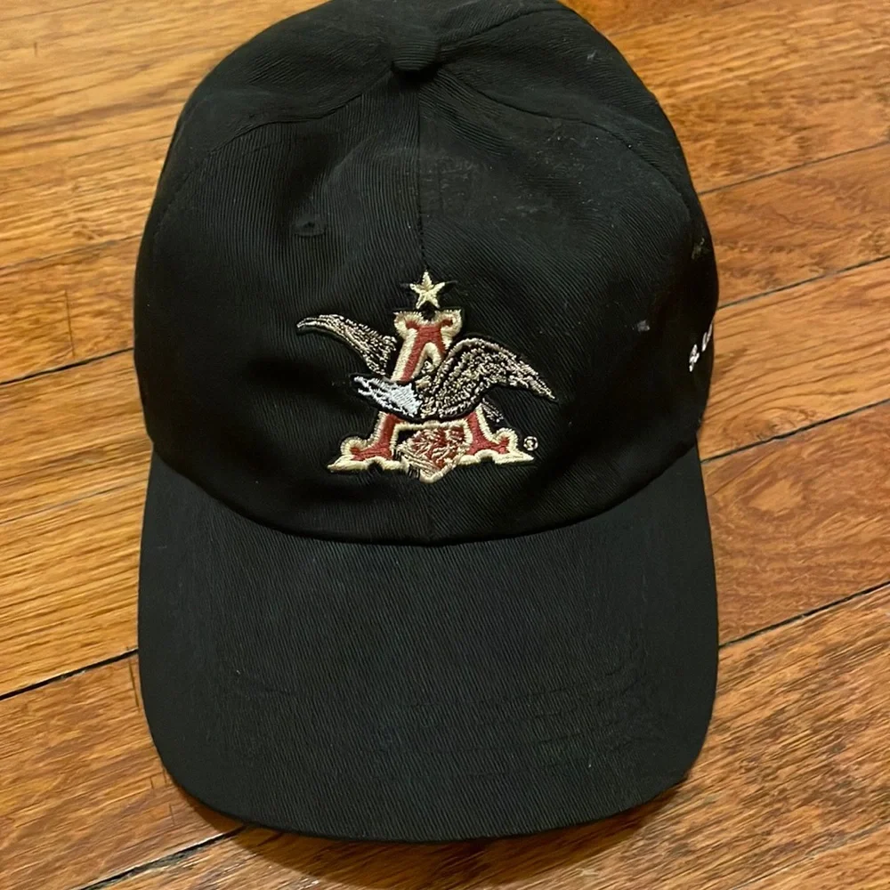 Anhueser Busch Black Baseball Cap. NWOT.